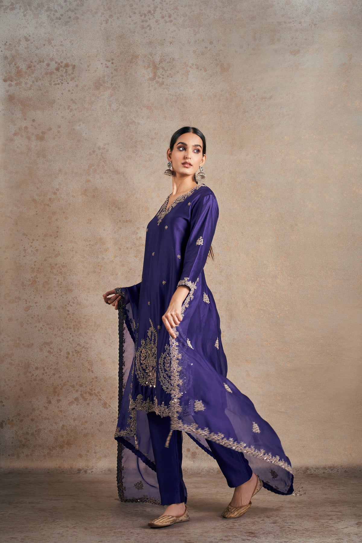 Lavish Purple Kurta Set