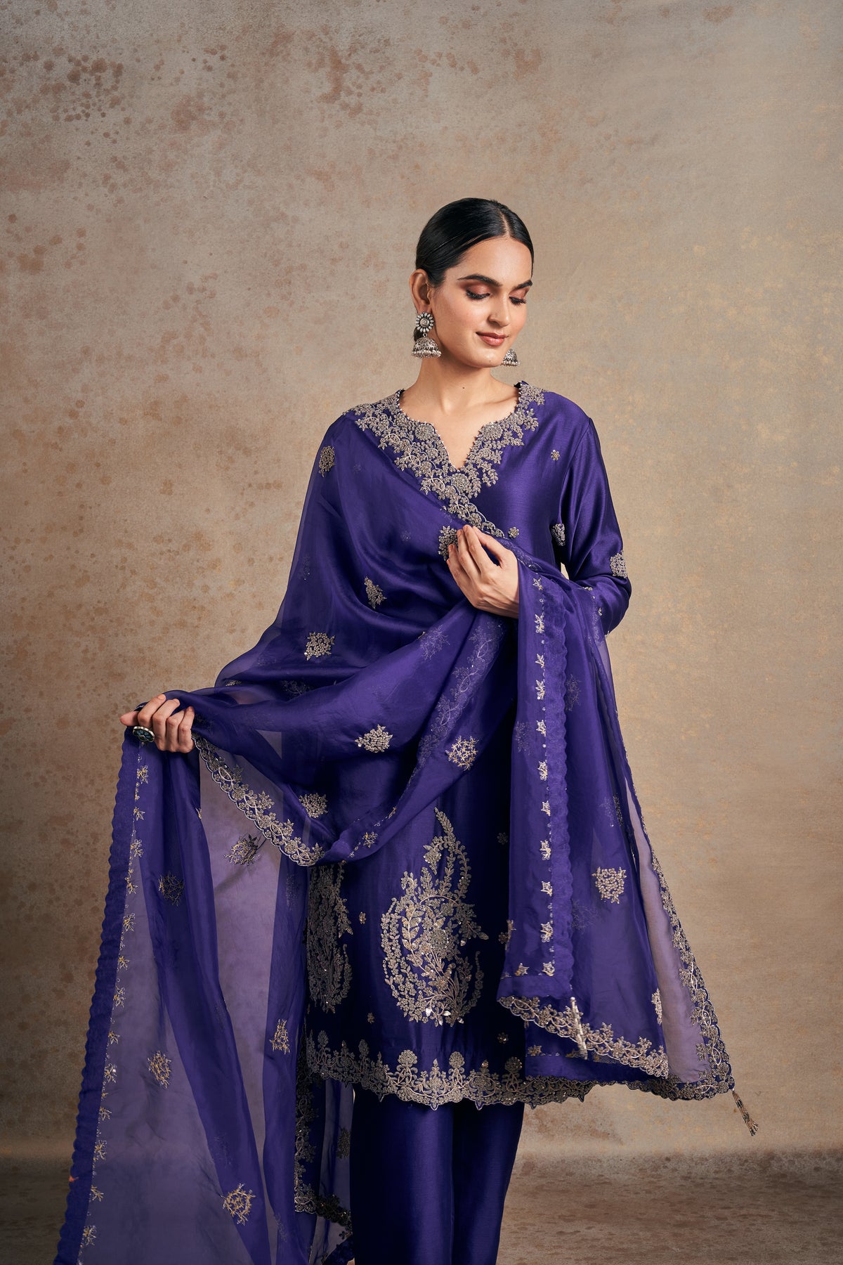 Lavish Purple Kurta Set