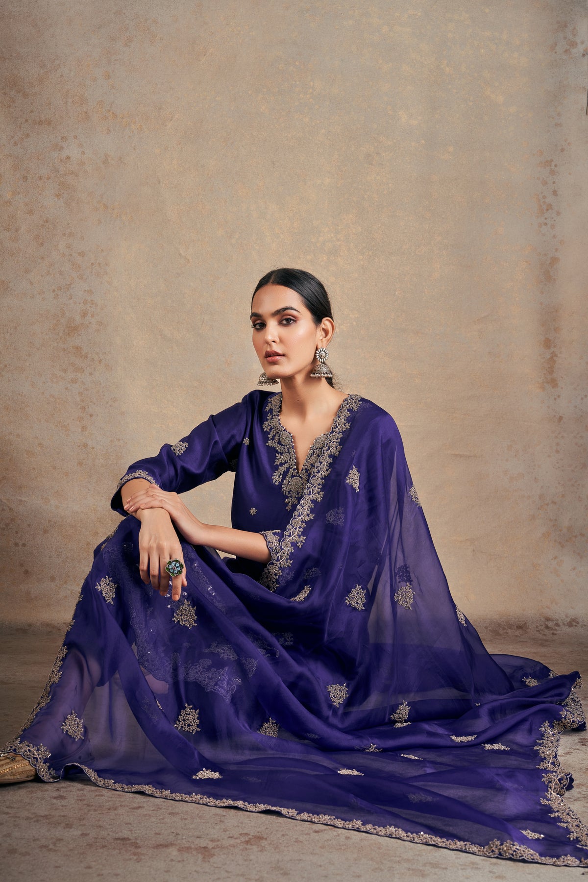 Lavish Purple Kurta Set