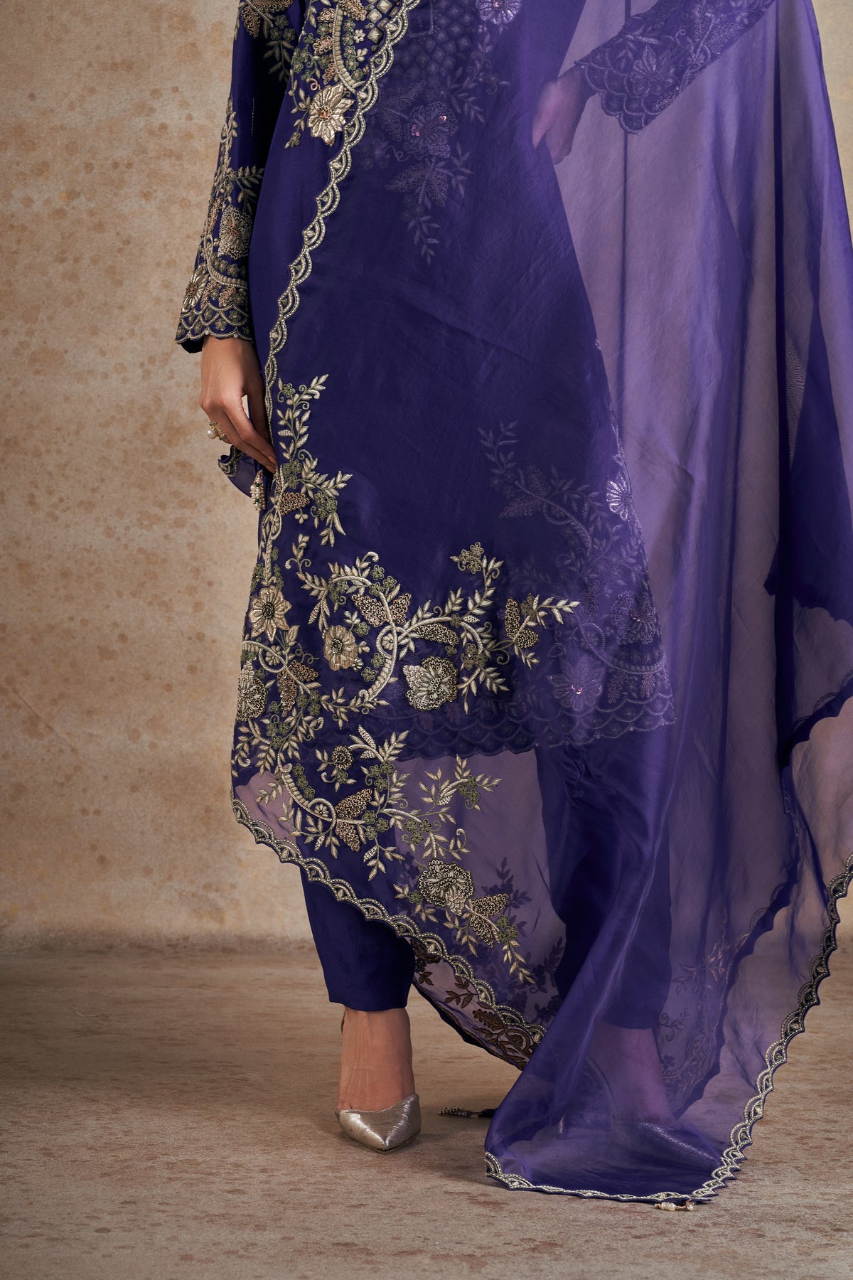 Timeless Purple Majesty  Kurta Set