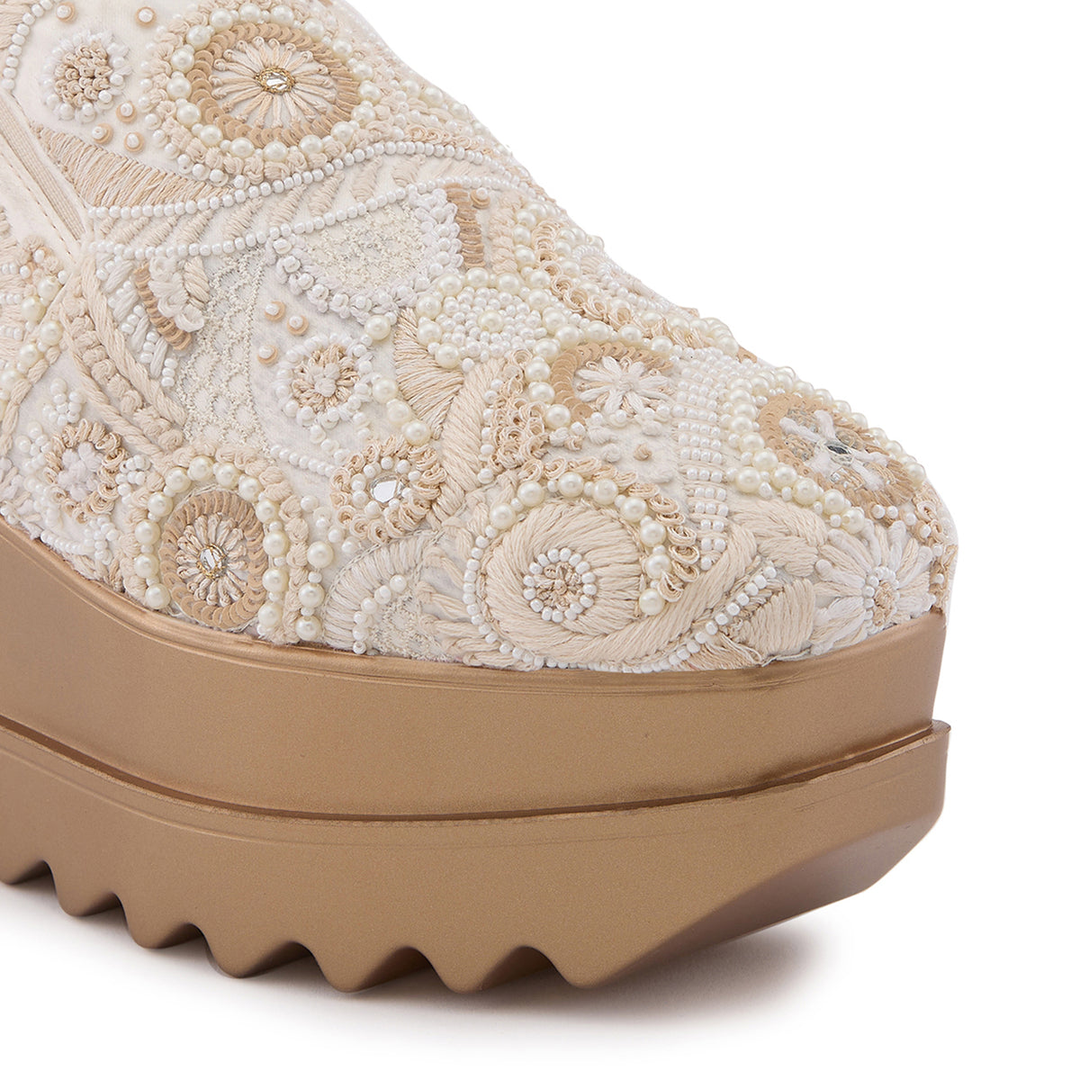 Royal Stitch Wedge Sneakers