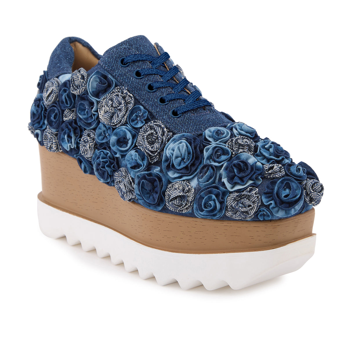 Pocket Roses Wedge Sneakers