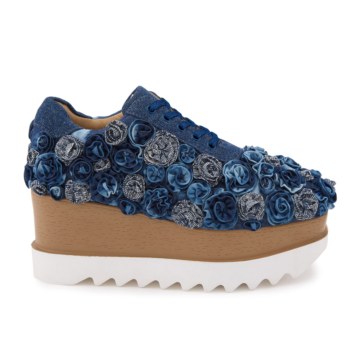 Pocket Roses Wedge Sneakers