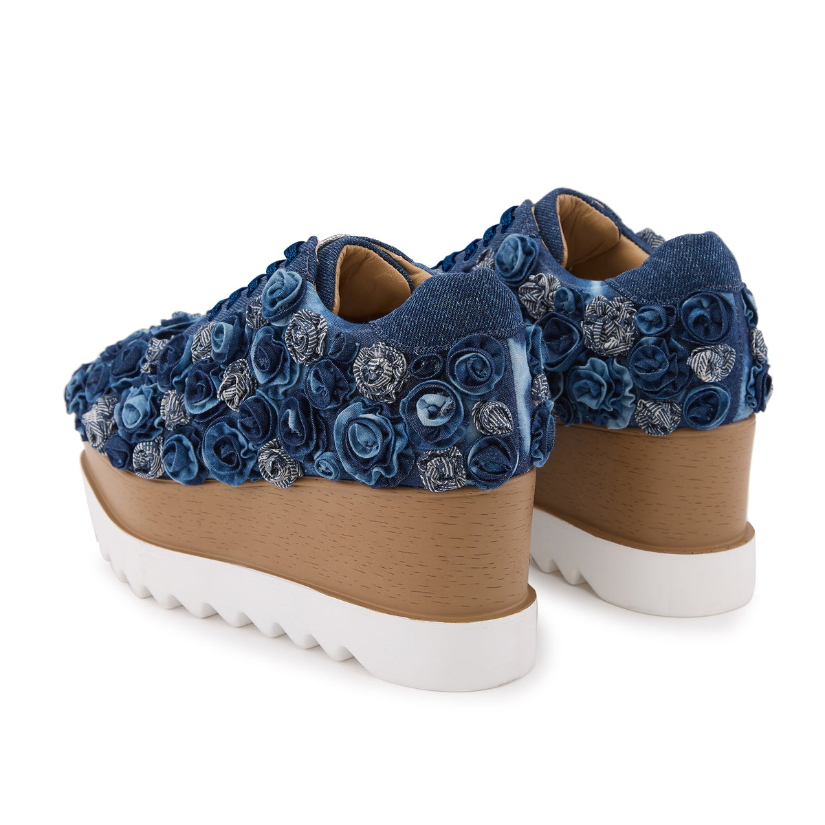 Pocket Roses Wedge Sneakers