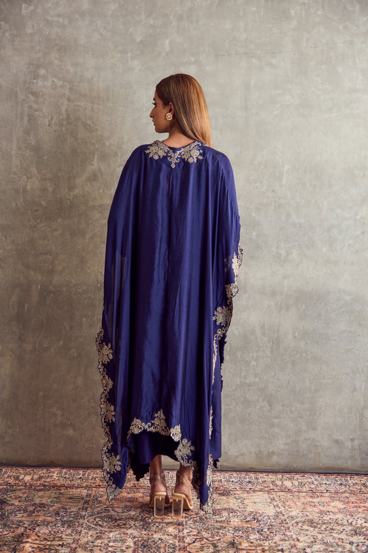 Purple Kaftan set