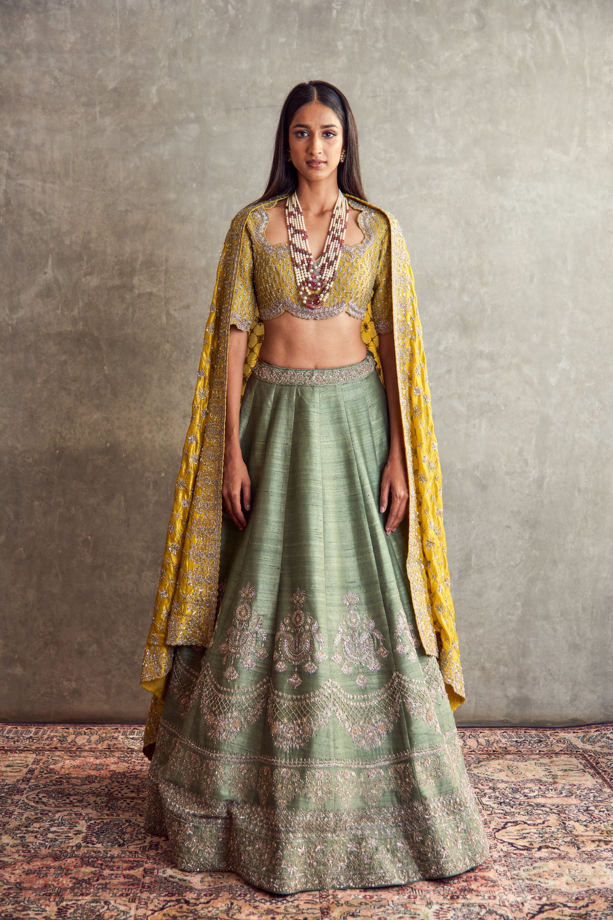 Mint Green Lehenga set