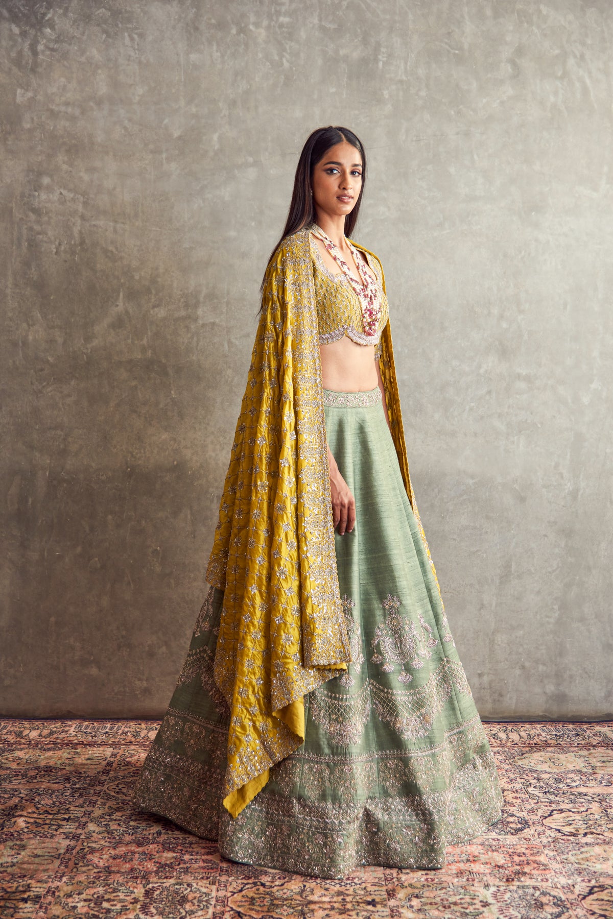 Mint Green Lehenga set