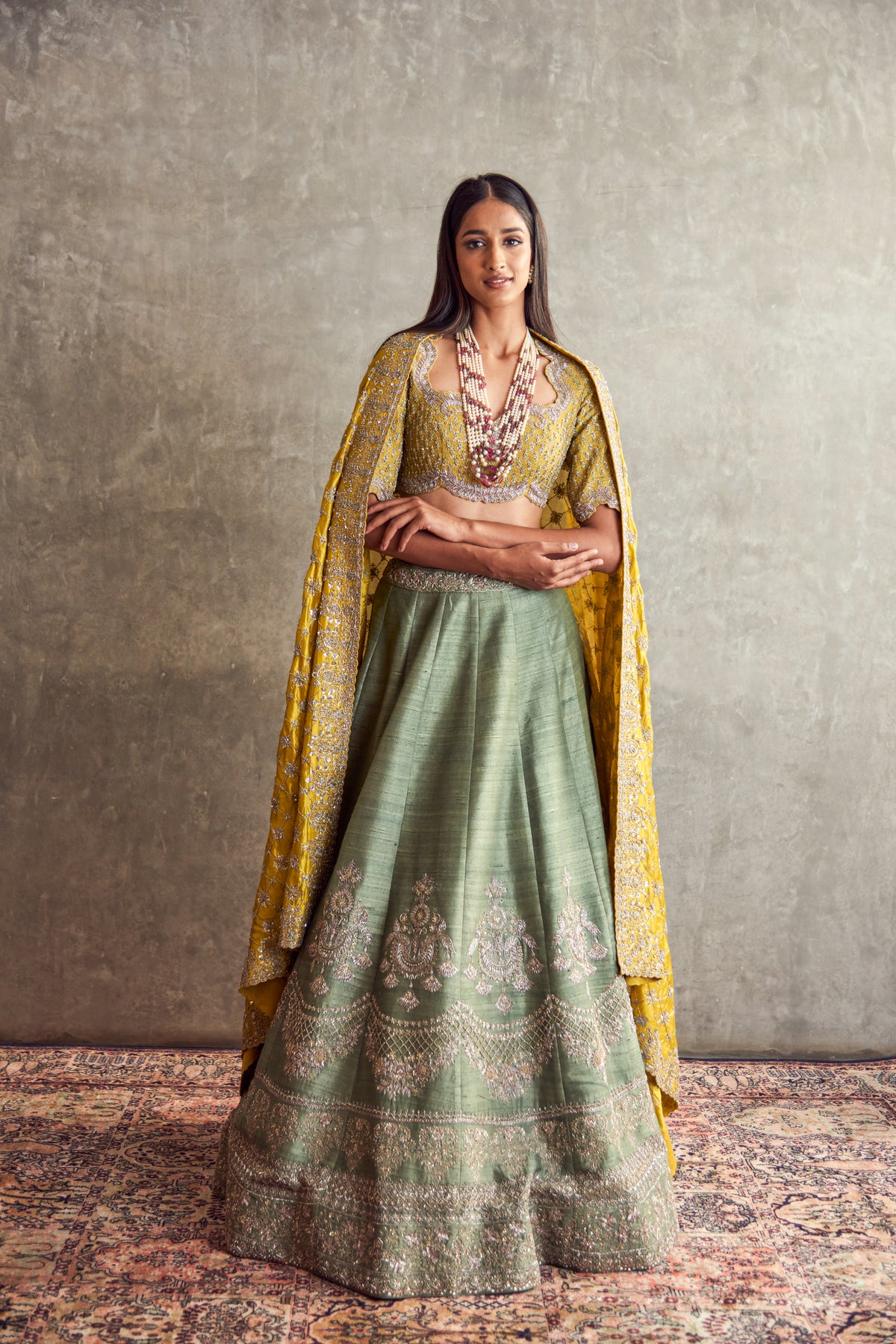 Mint Green Lehenga set