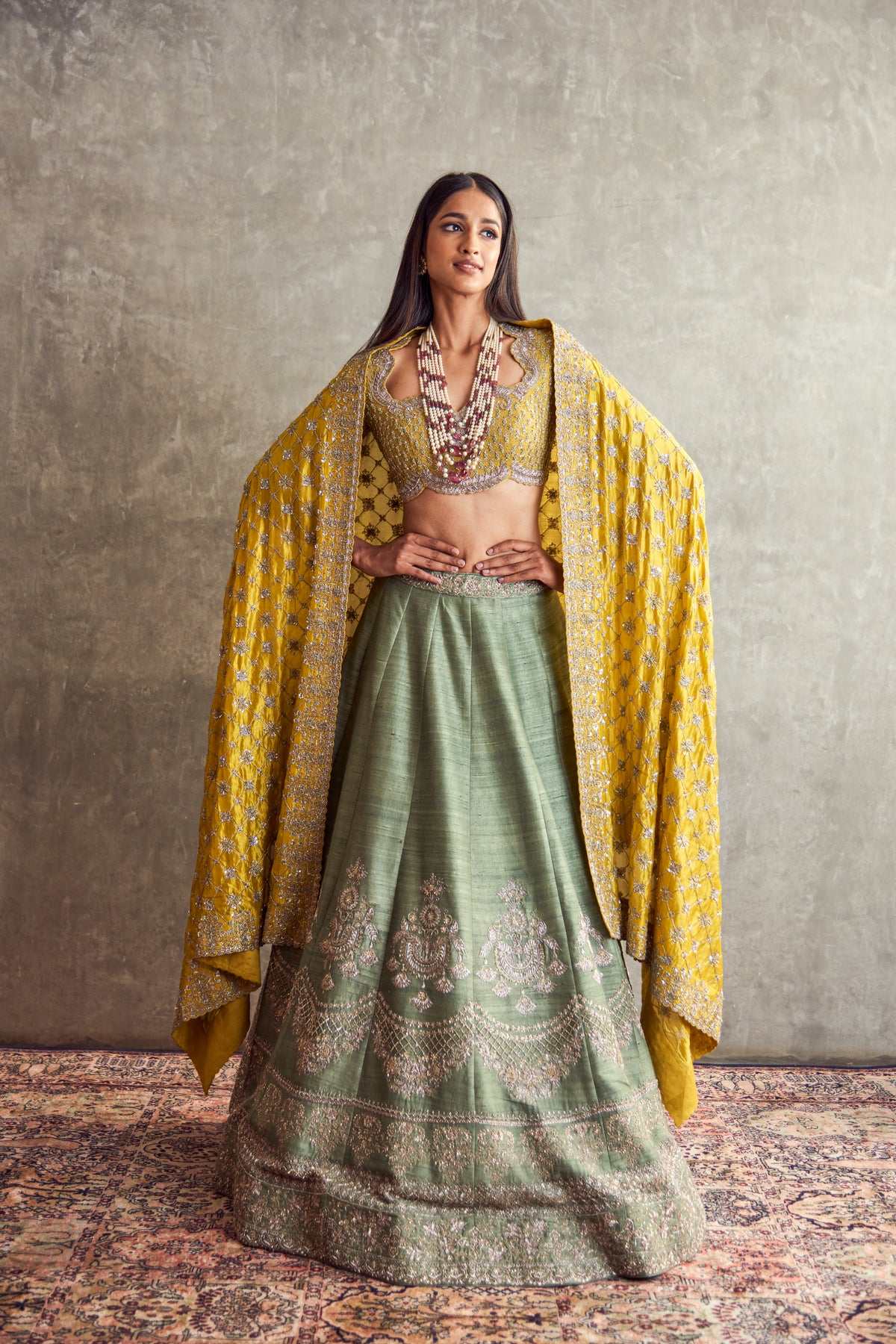 Mint Green Lehenga set