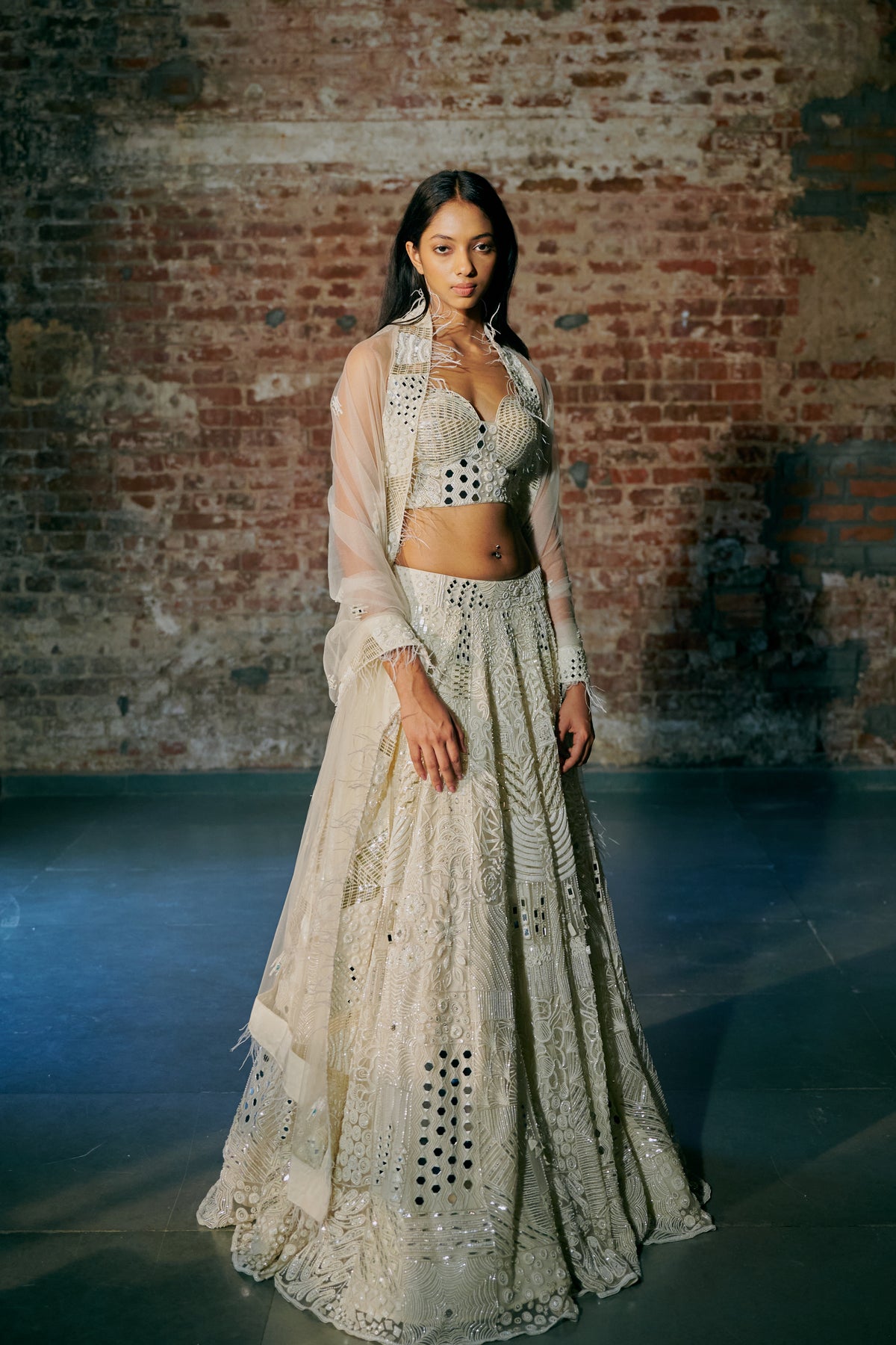 Swirl Lehenga Set