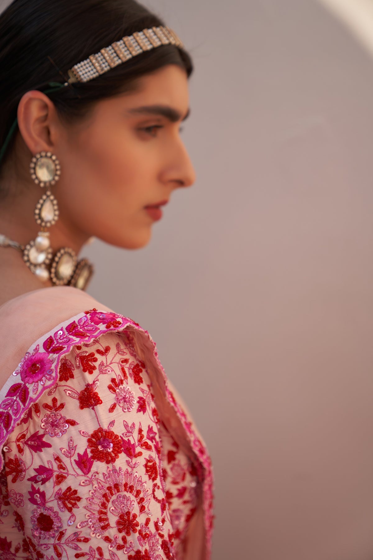Blush Double Dupatta Lehenga Set
