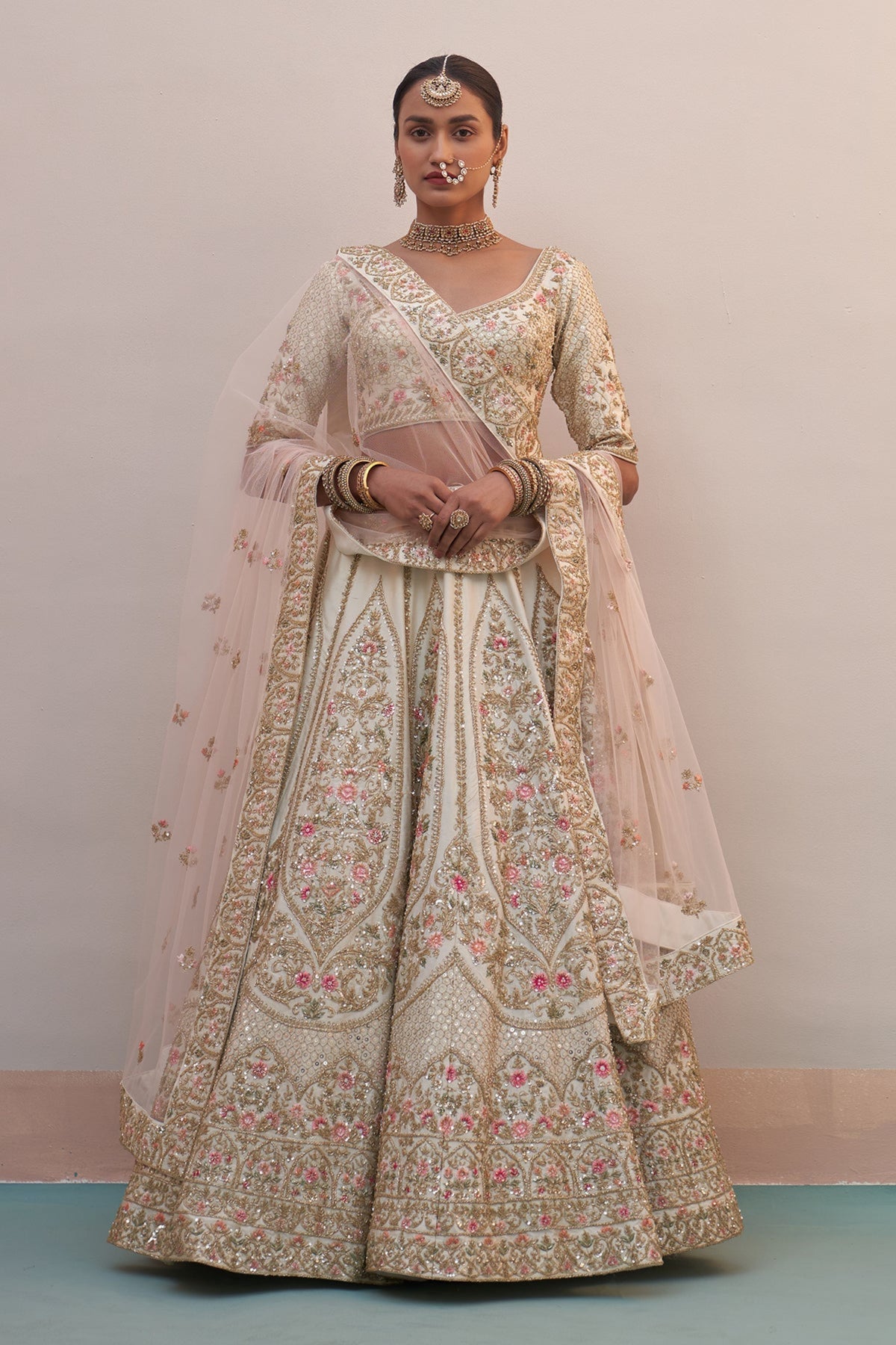 Lehenga Set with Double Dupatta