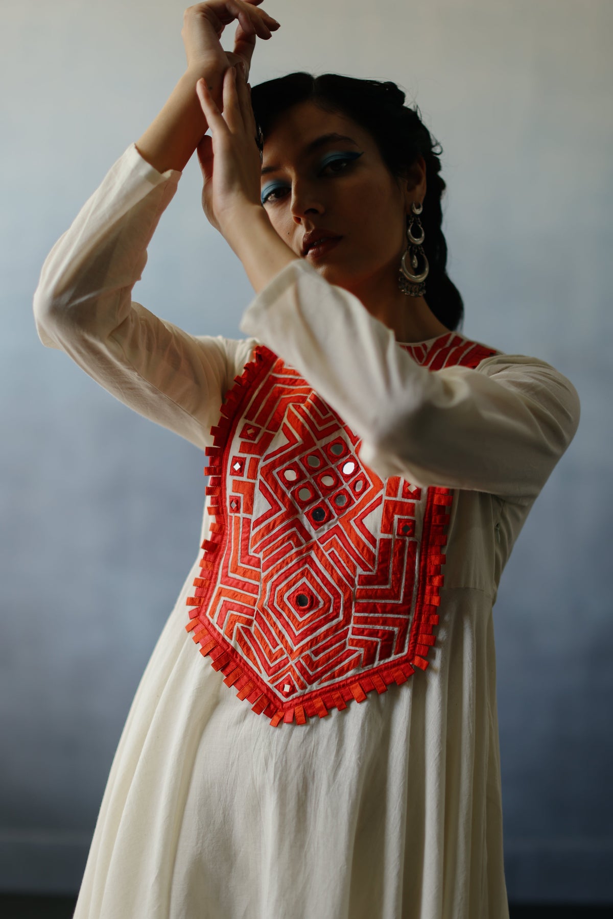 Neel Patchwork Kurta