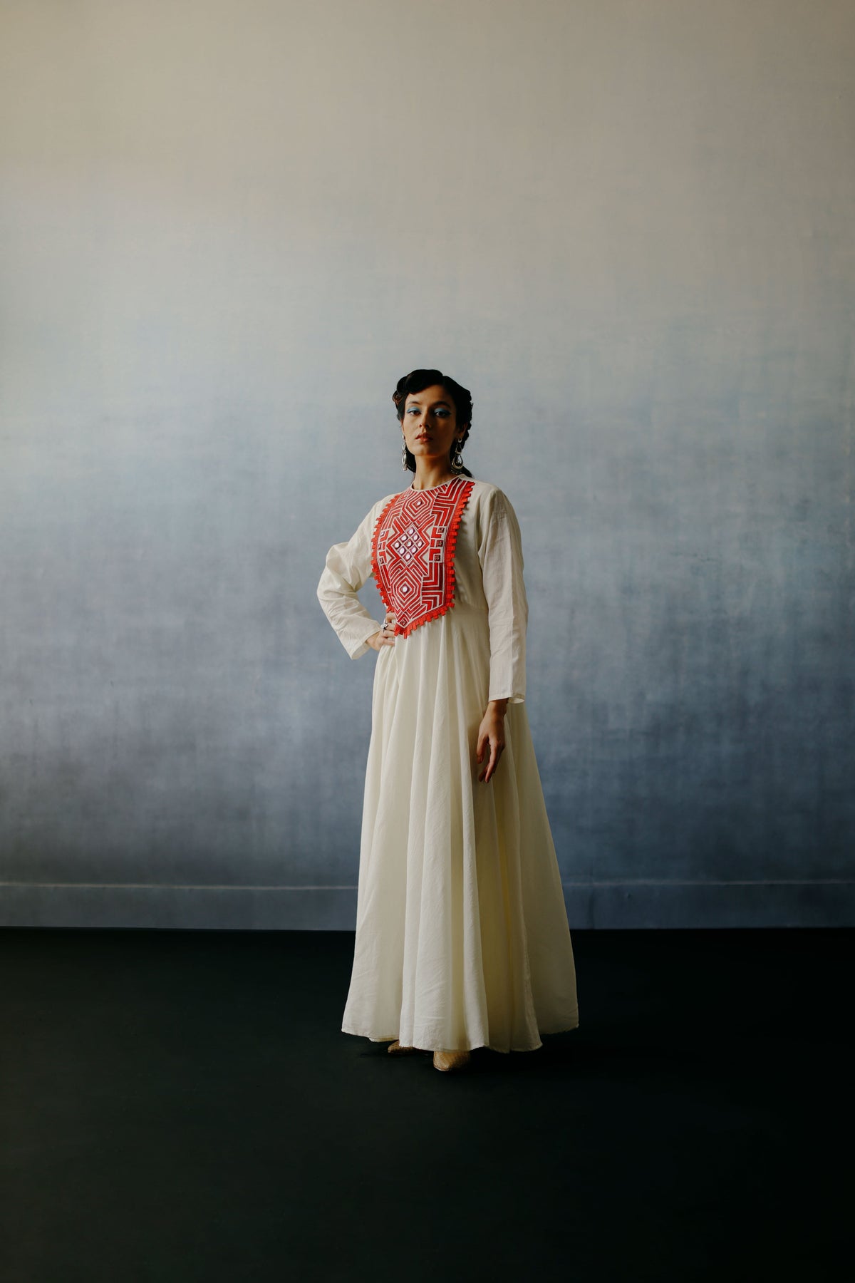 Neel Patchwork Kurta