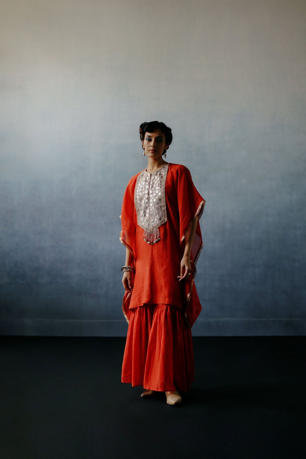 Neel Gota Patchwork Kaftan Set