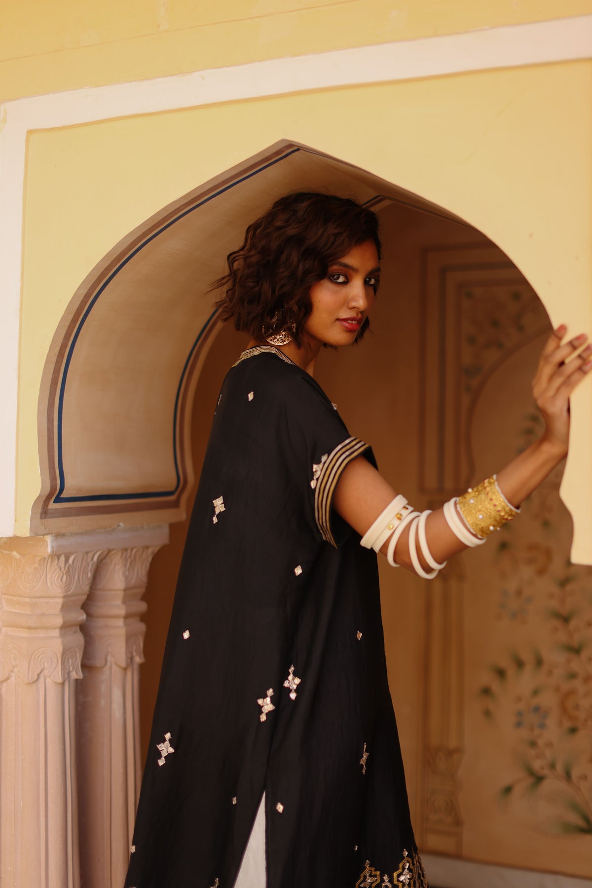 Mulberry Silk Kaftan Set