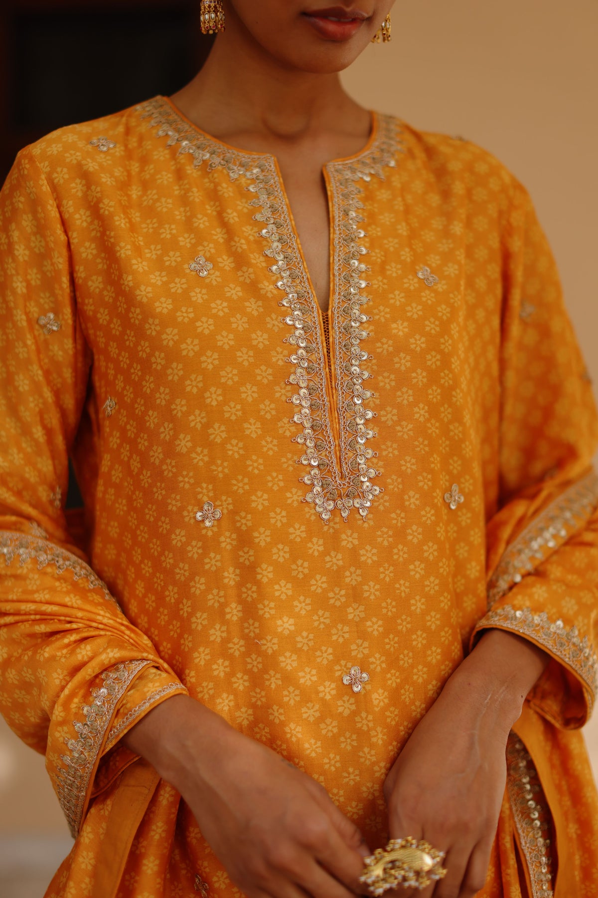 Yellow Kurta Set