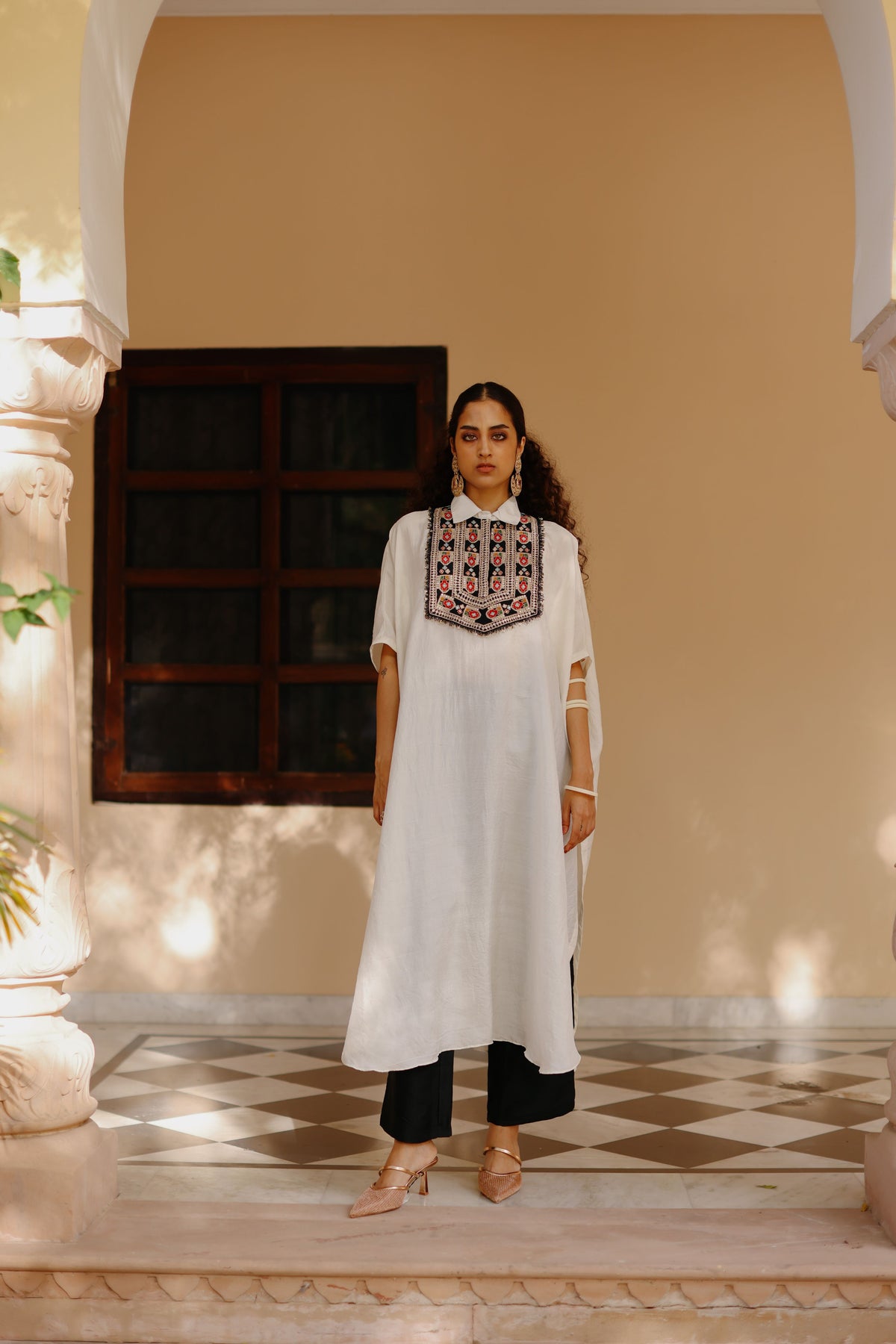 White Kaftan Set