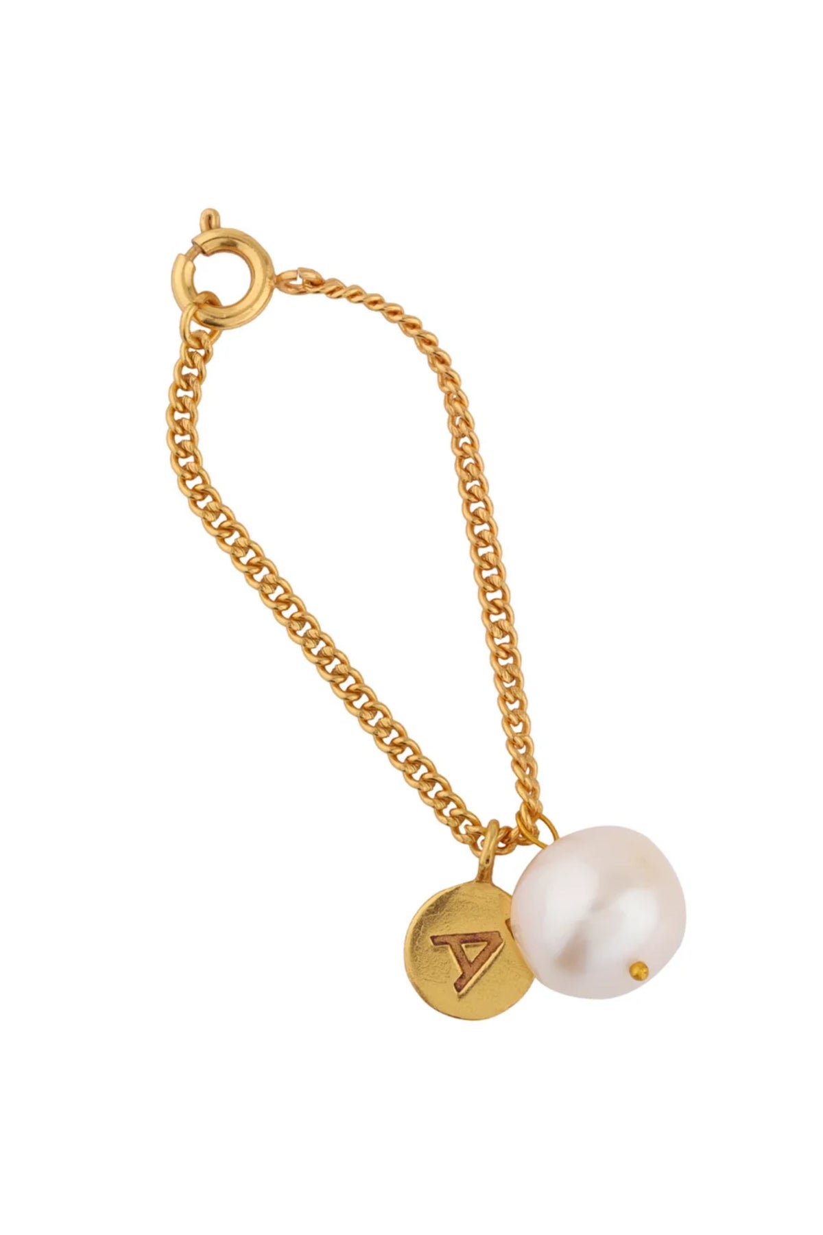 Classic White Watch Charm