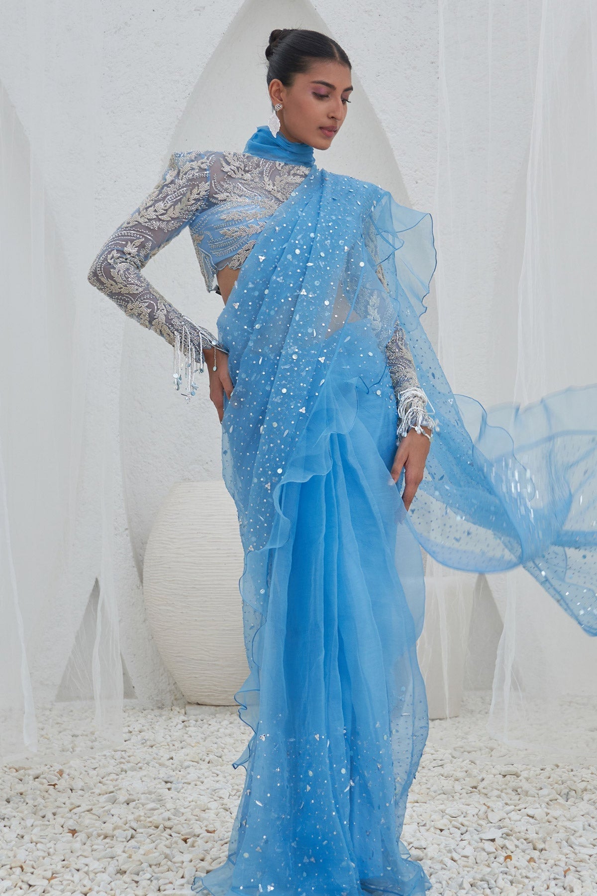 Yadira Pre-stitched Saree Set