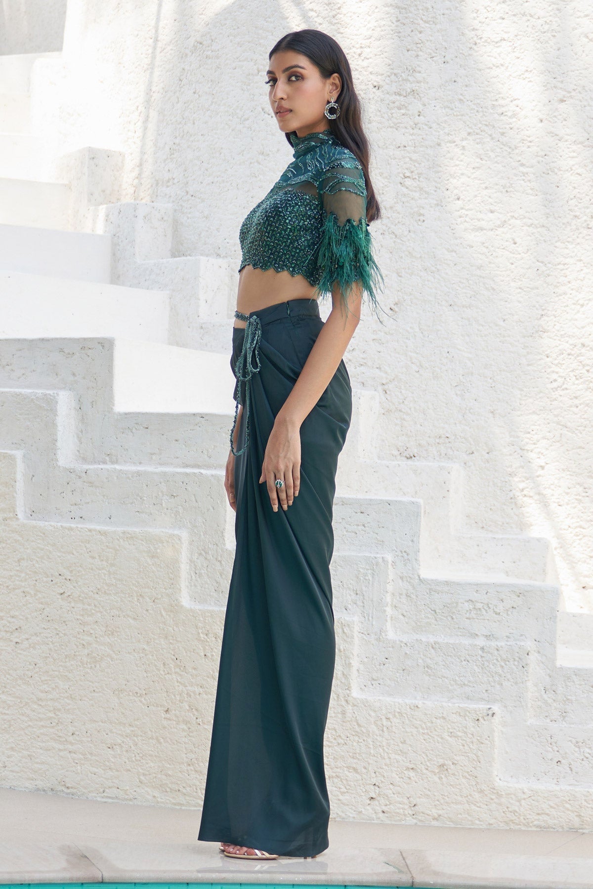 Samiya Draped Skirt