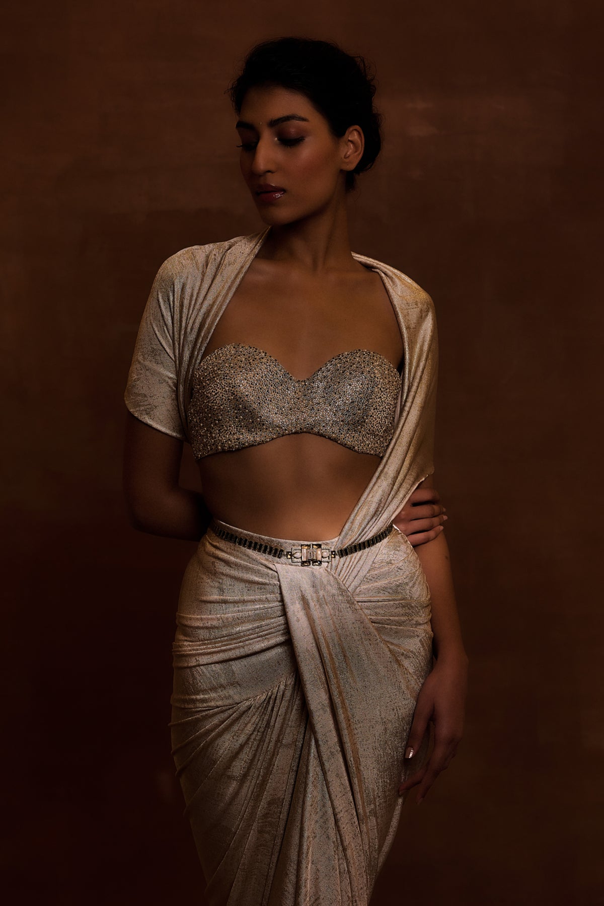 Gold Embroidered Belt