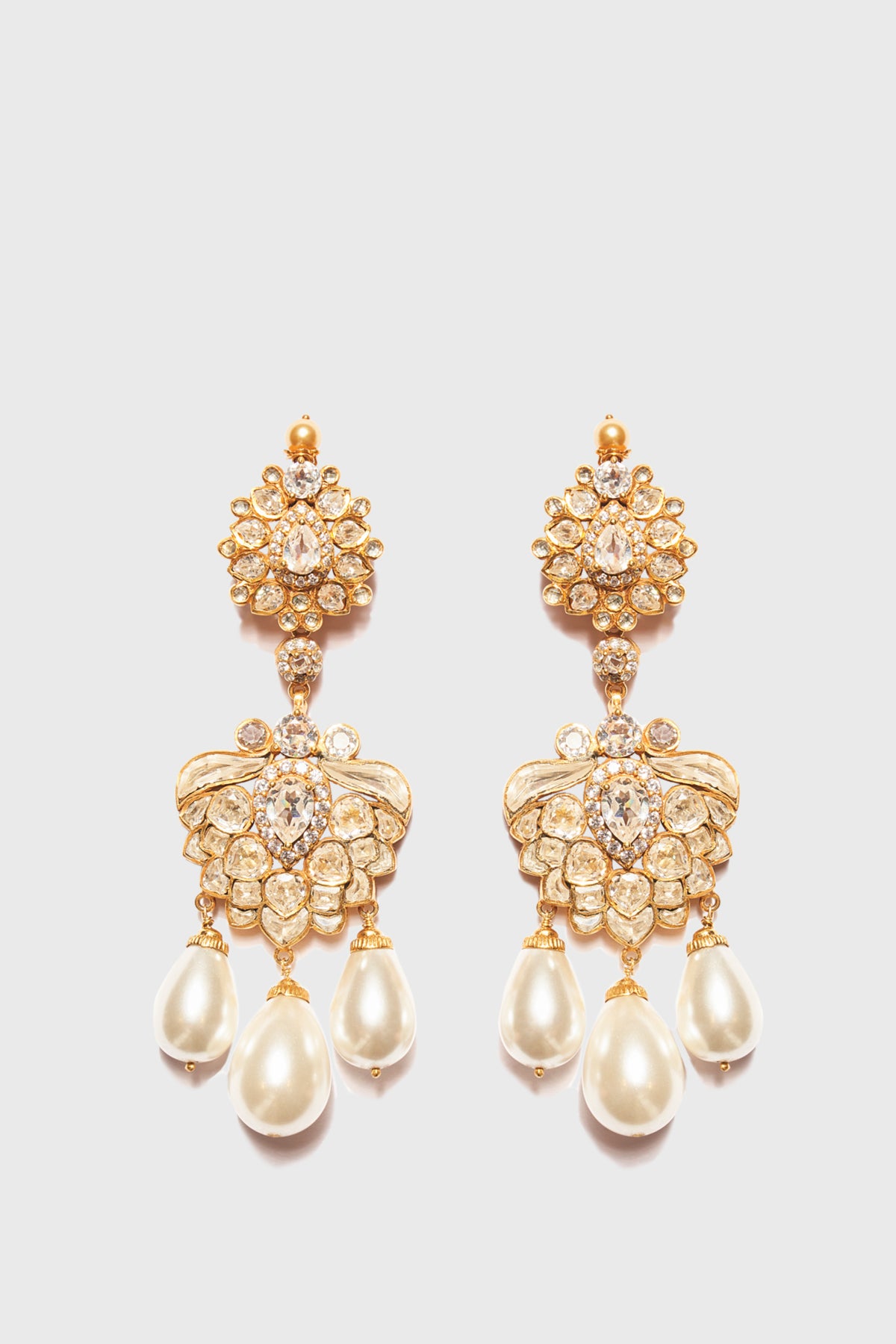 Gold Silver Earring