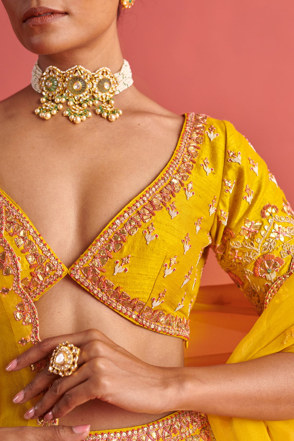 Yellow Lehenga Set