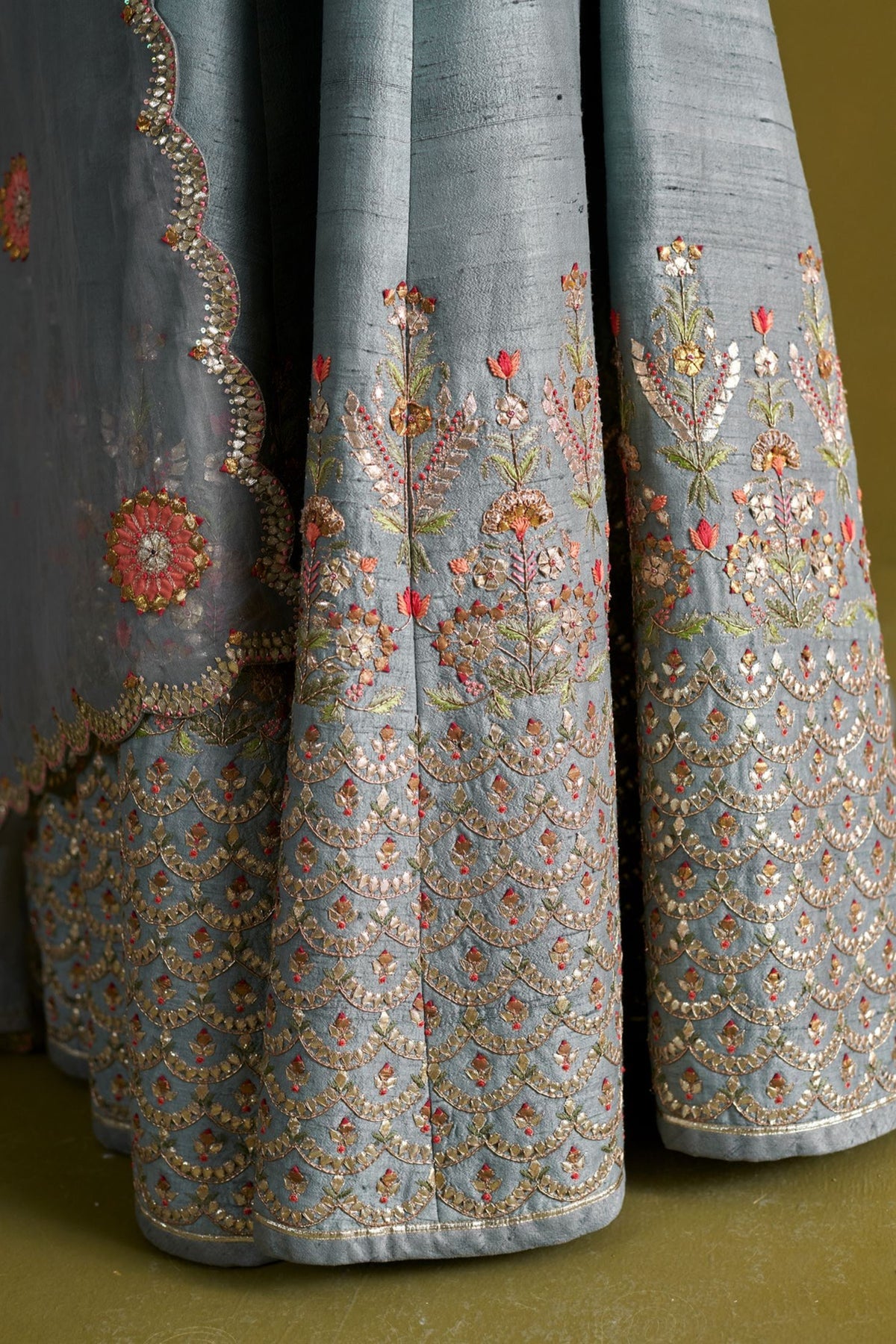 Marine Blue Lehenga Set