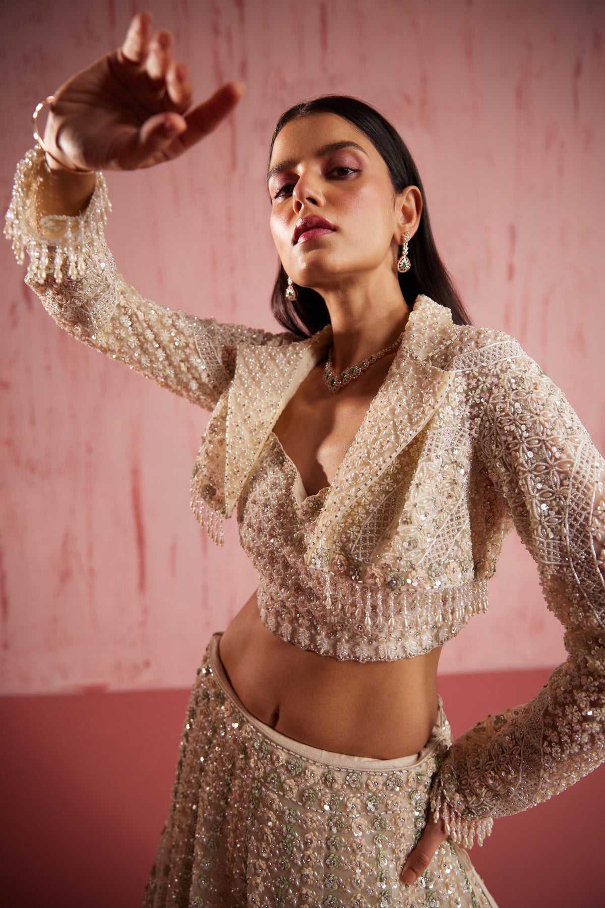 Aiden Ivory Lehenga Set