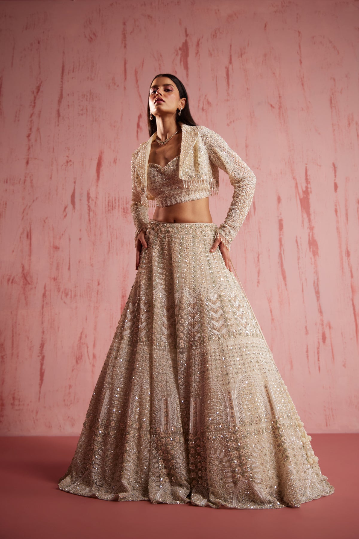 Aiden Ivory Lehenga Set