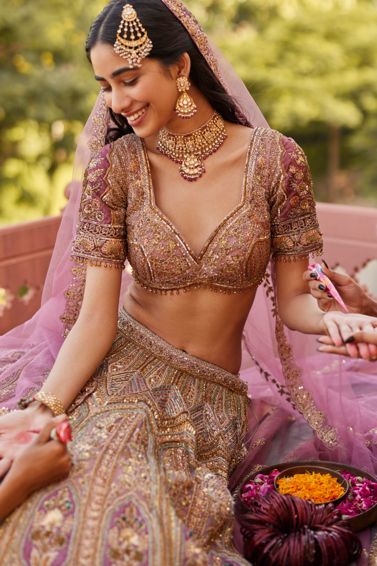 Alima Lehenga set