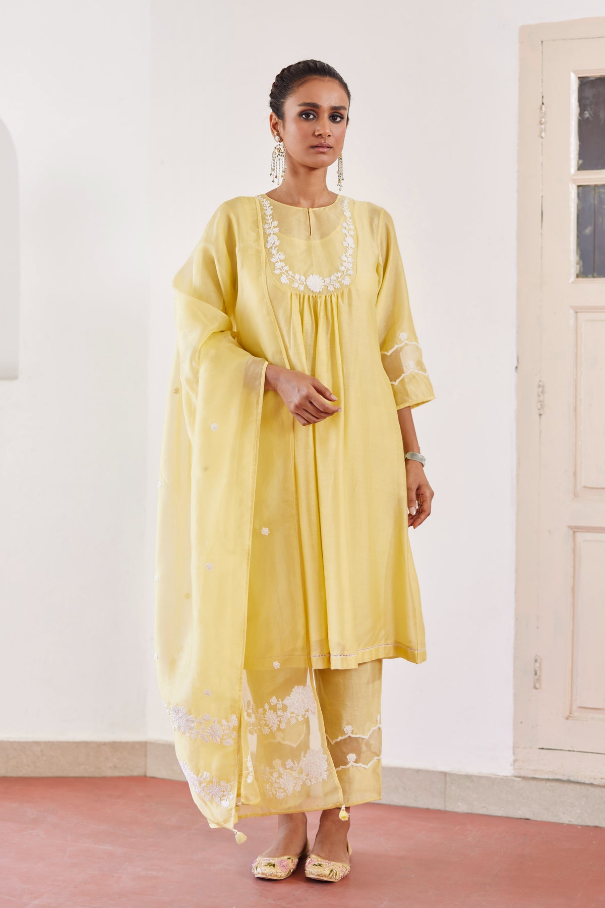Yellow Zoha Kurta Set