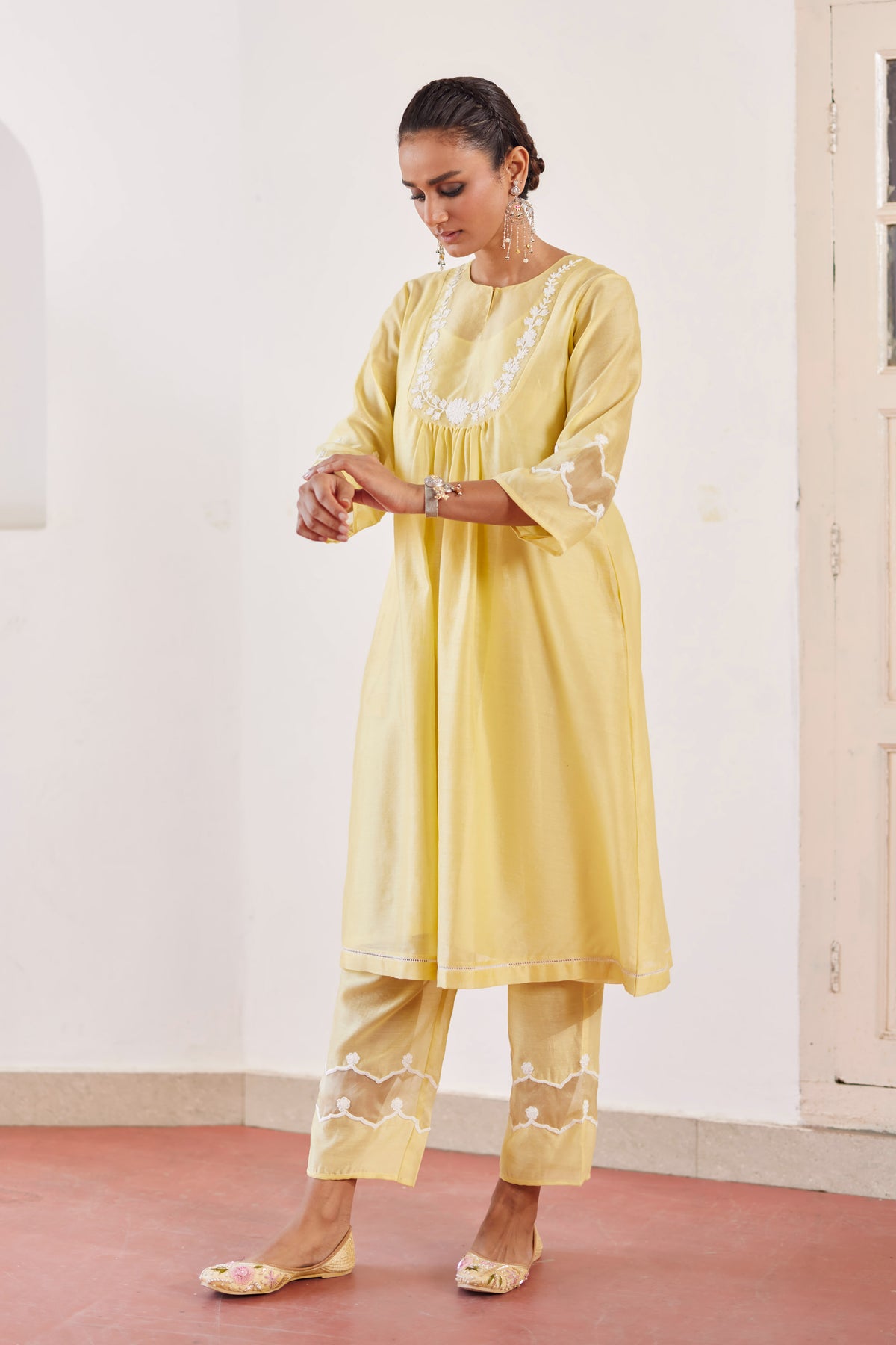 Yellow Zoha Kurta Set