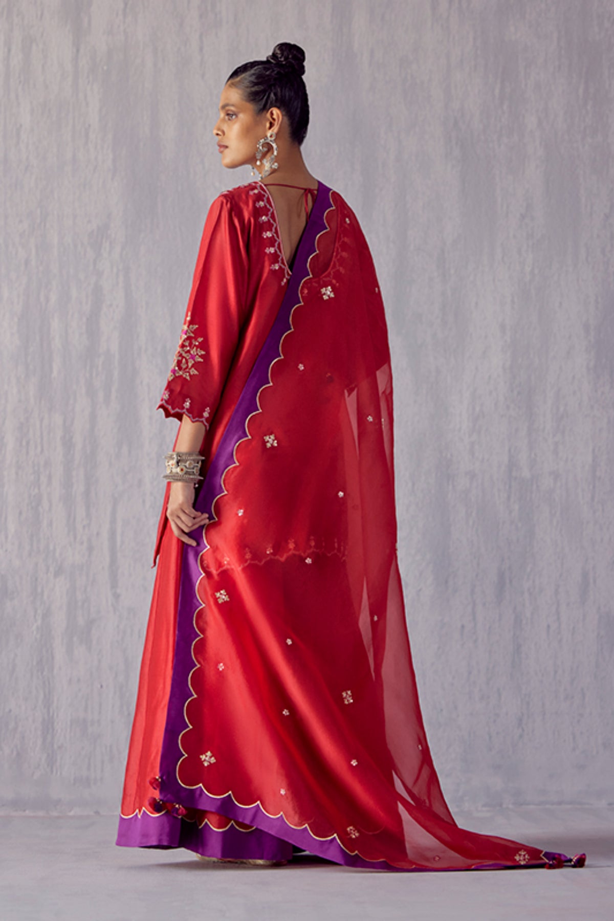 Amartya Red Sharara Set