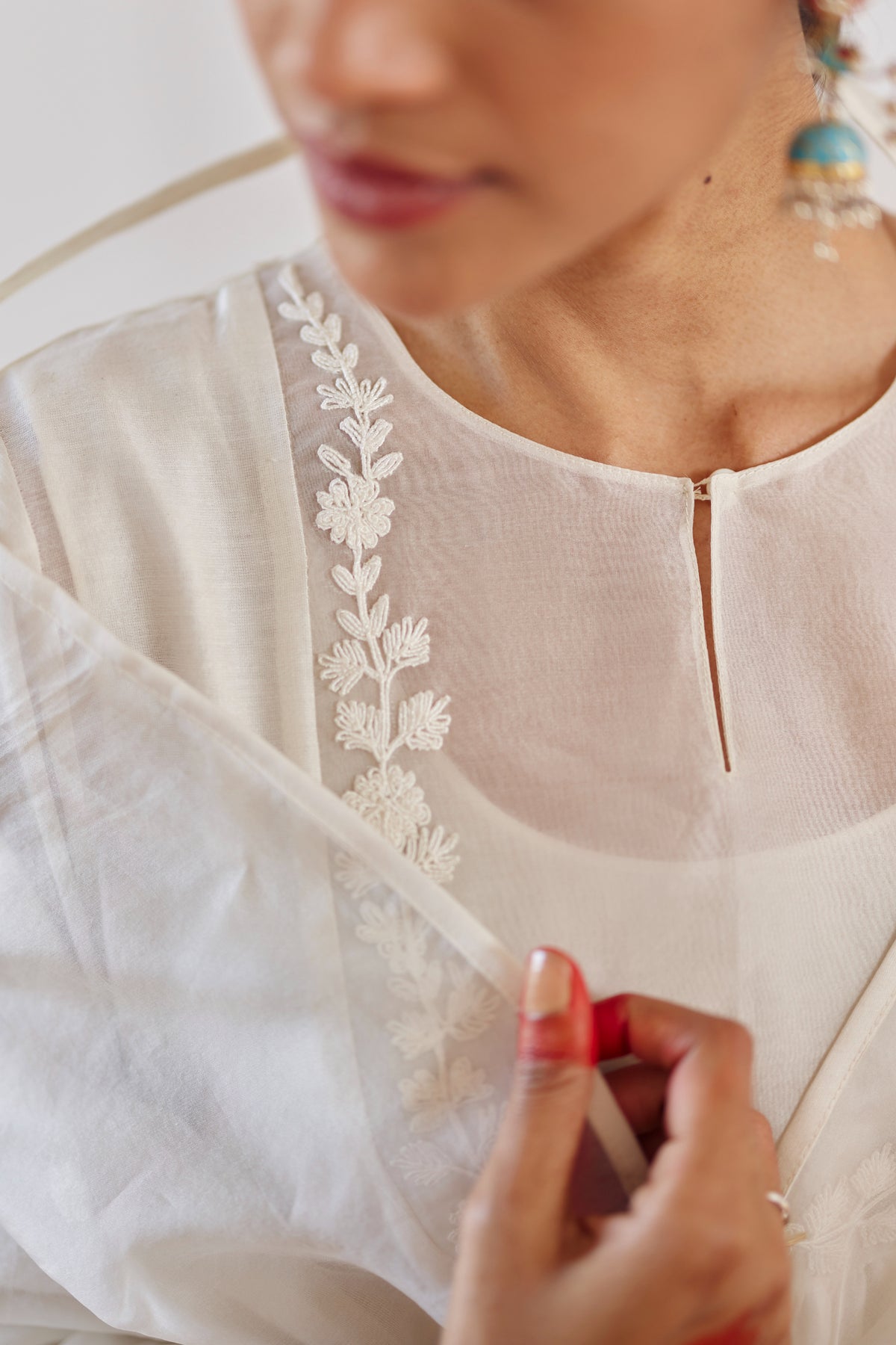 Ivory Zoha Kurta Set