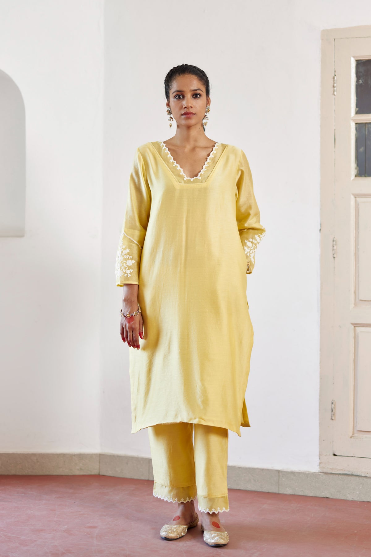 Yellow Safina Kurta Set