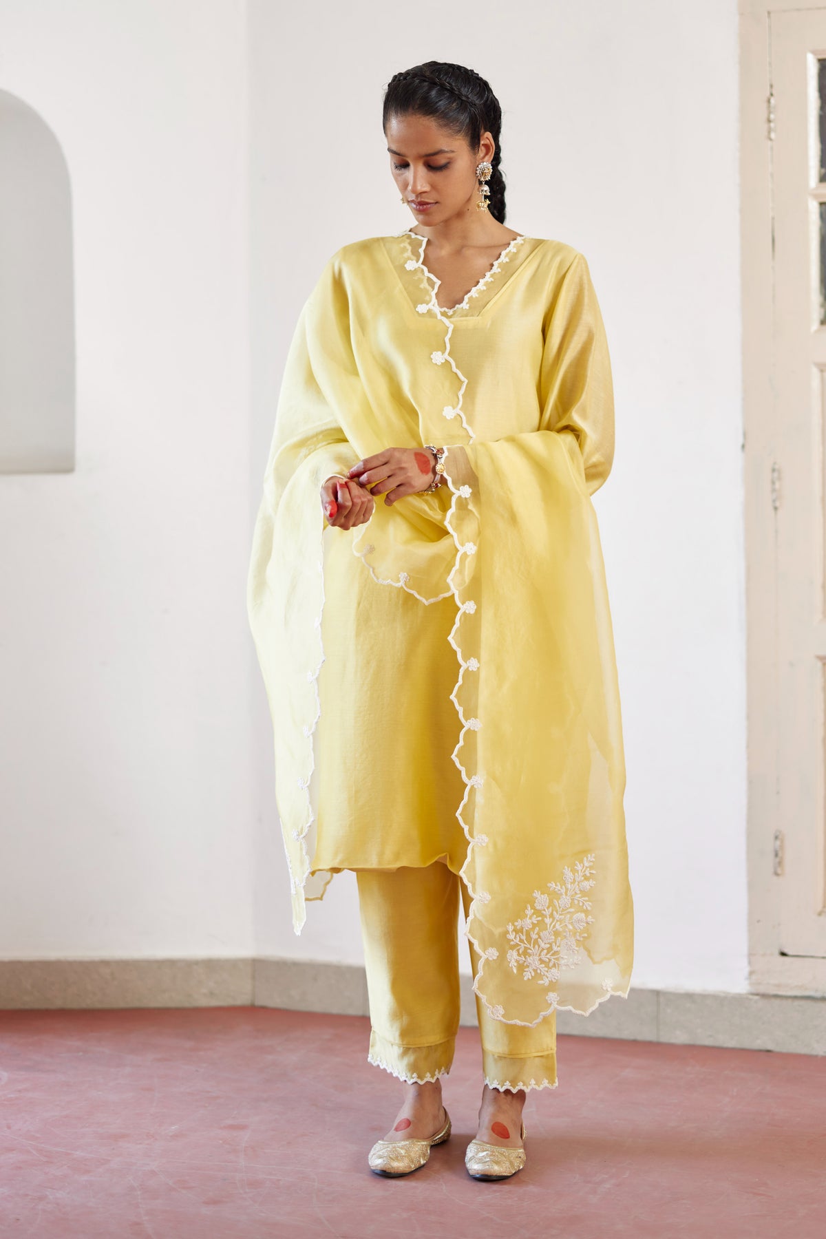 Yellow Safina Kurta Set