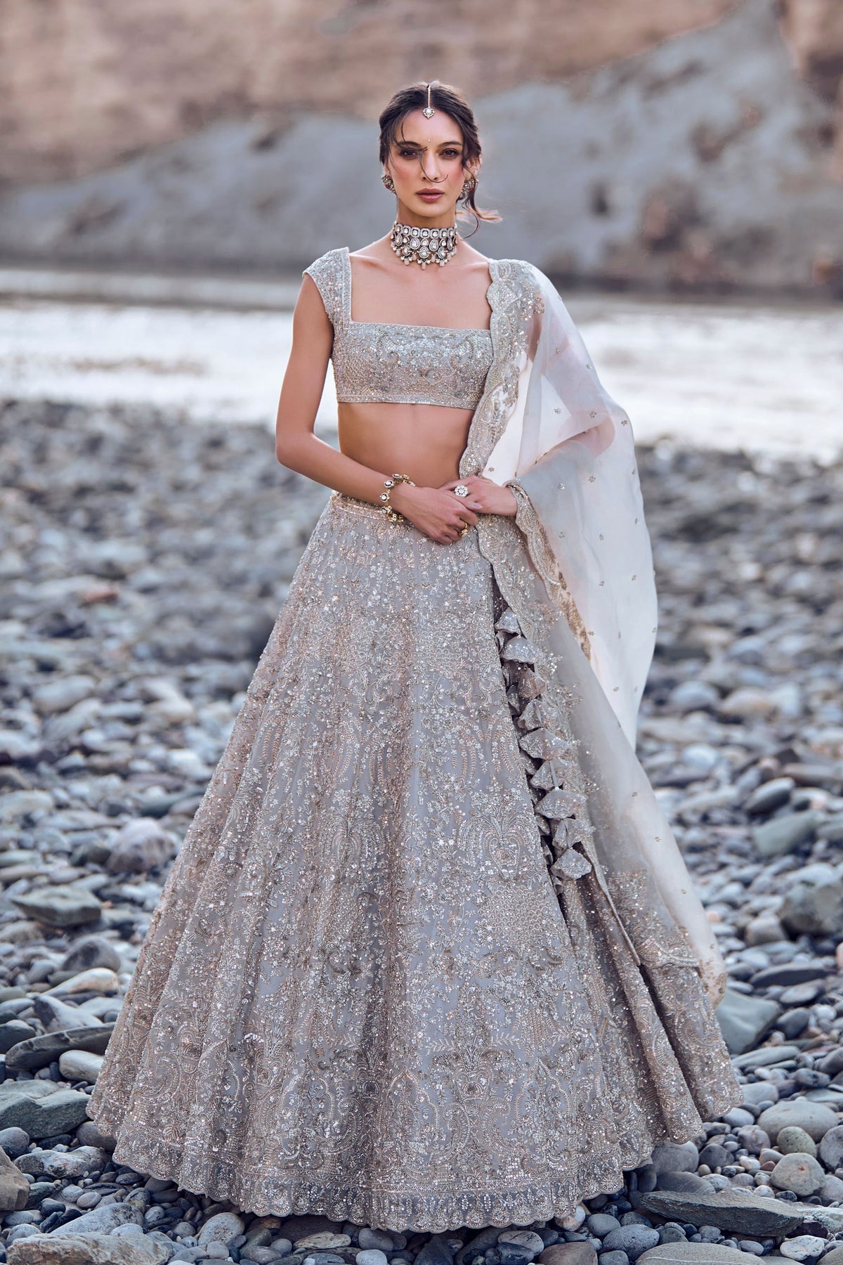 Nyra Ivory Lehenga Set