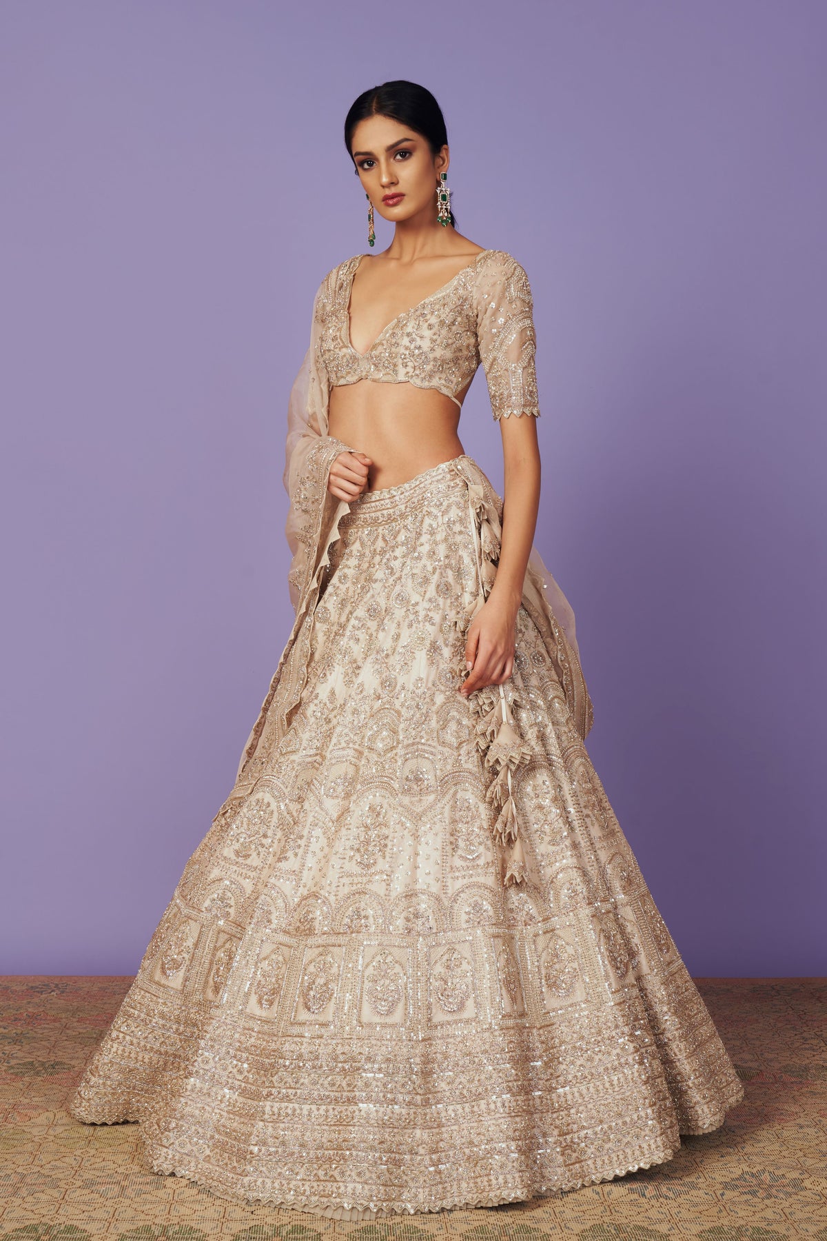 Mahal Ivory Lehenga Set