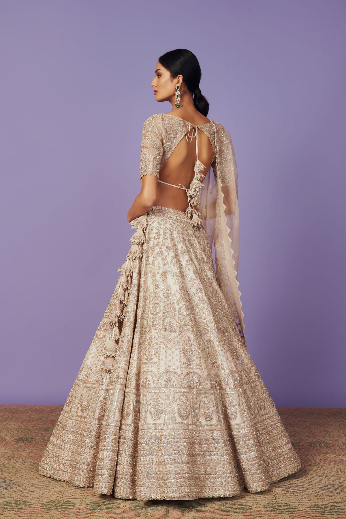 Mahal Ivory Lehenga Set