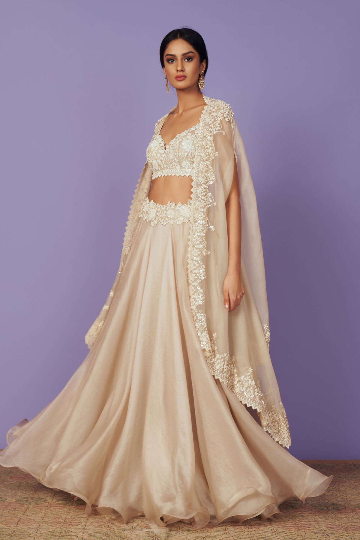 Ivory Maryul Lehenga Set