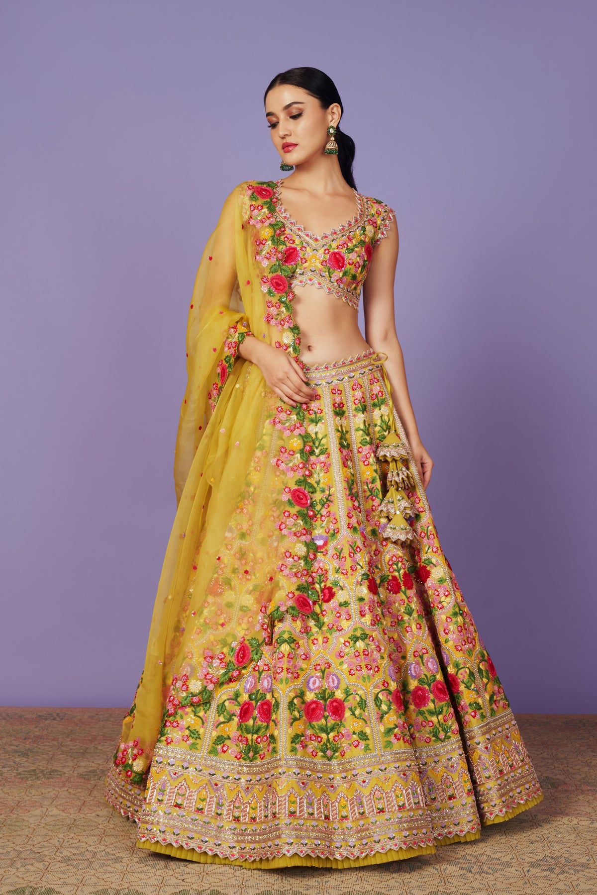 Bageecha Lehenga Set