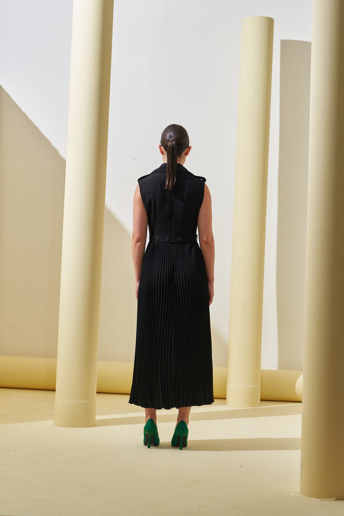 Black Collar Gown