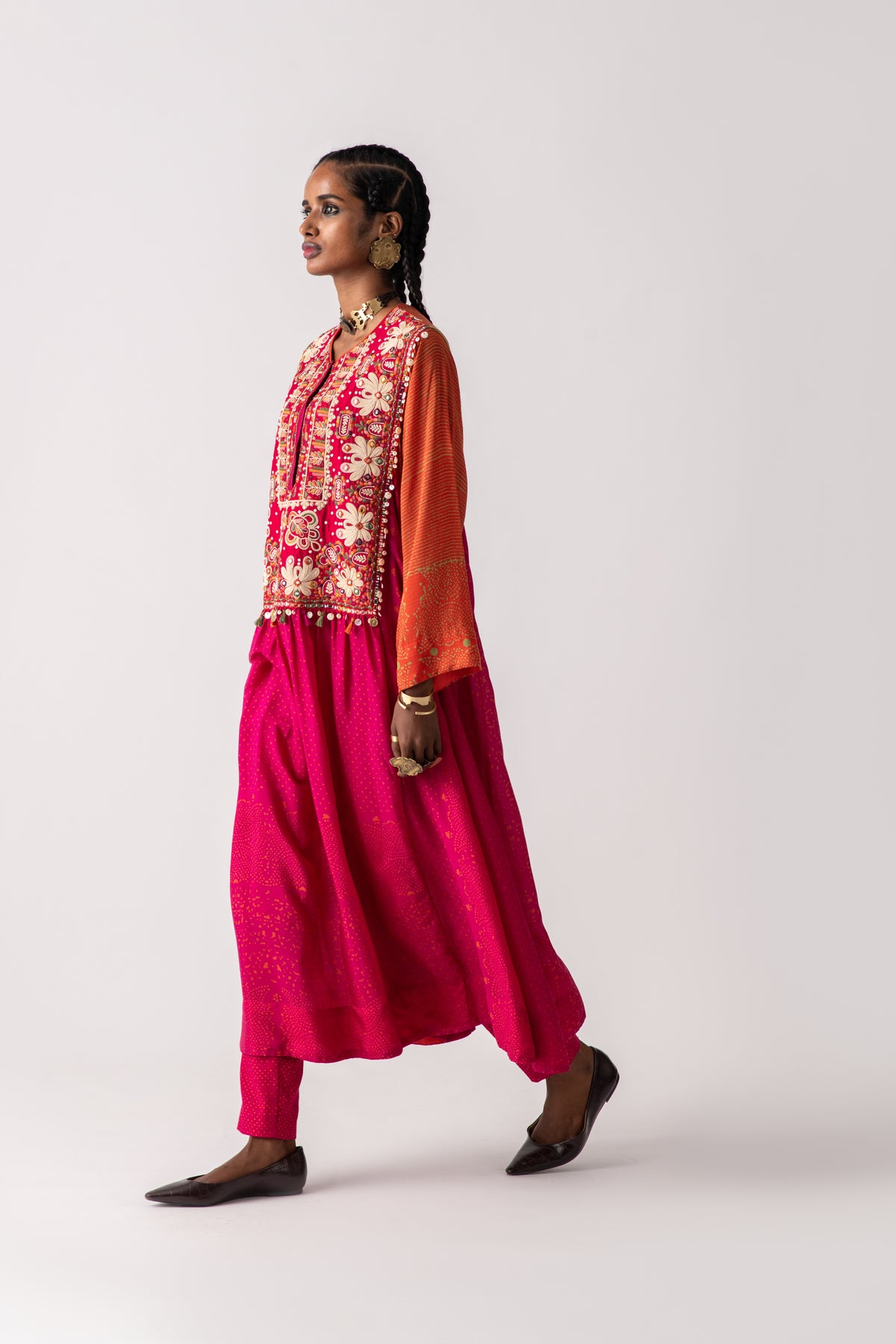 Sindhu afgan tunic with vipasa slim trouser