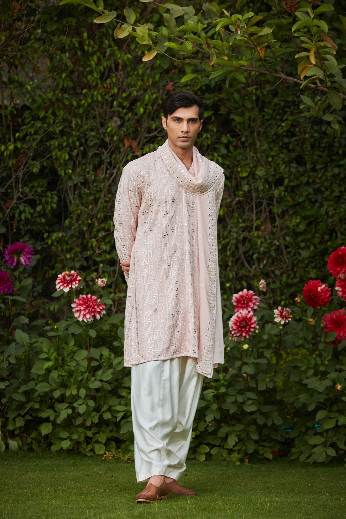 Sarva Chikankari Kurta Set