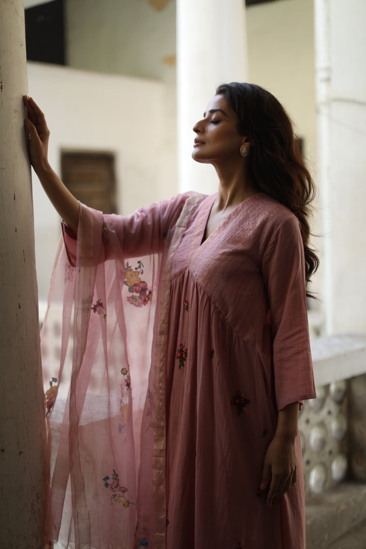 Sindh Pink Kurta Set