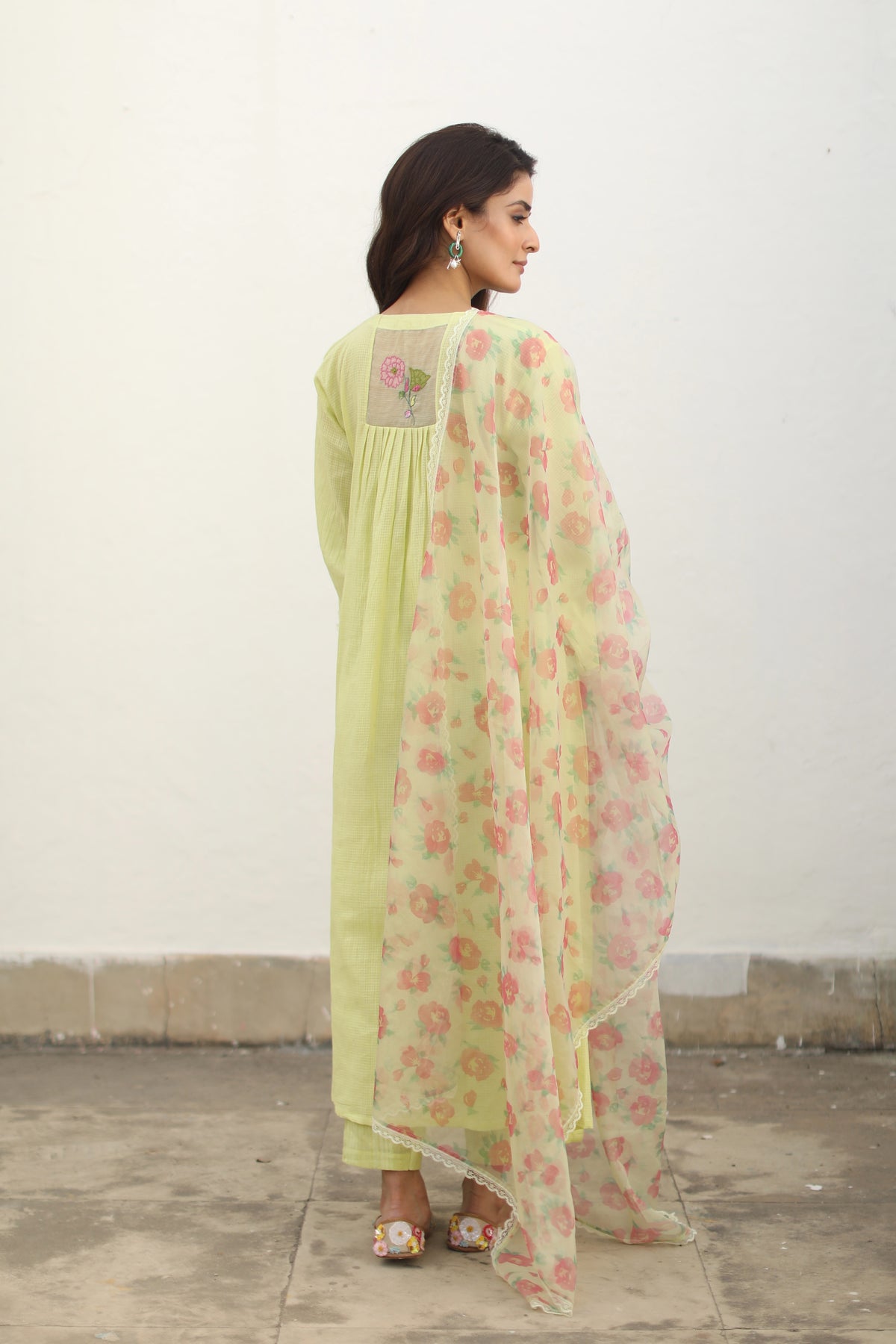 Amina Mint Green Kurta Set