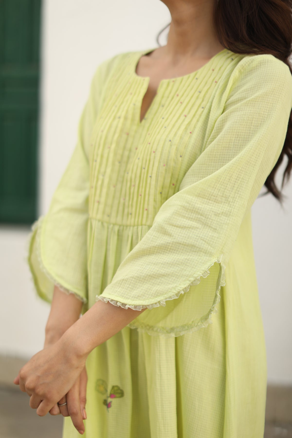 Amina Mint Green Kurta Set