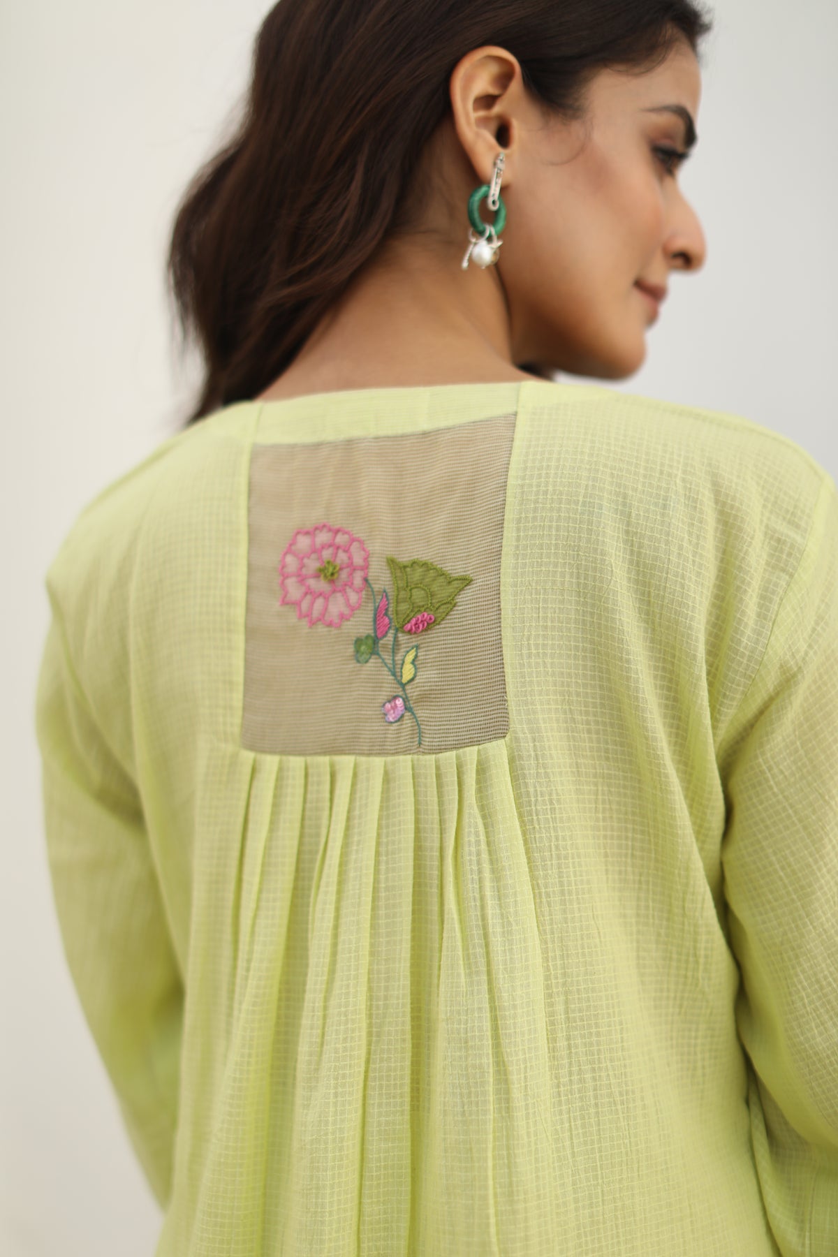 Amina Mint Green Kurta Set